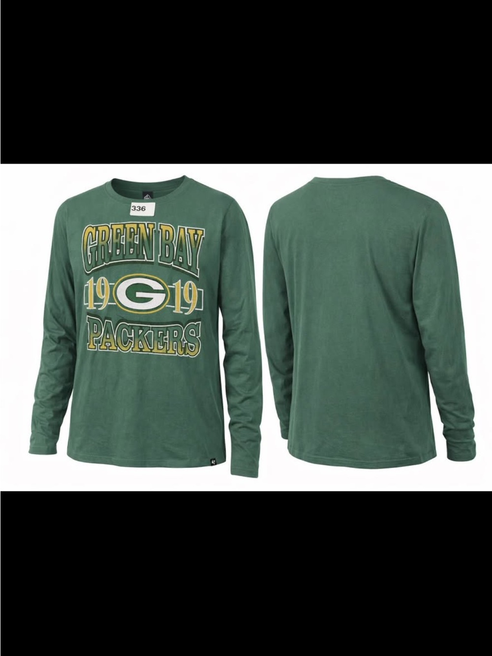 Green Bay Packers Men's Green Long-Sleeve Graphic Tee